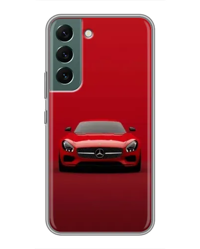 Чехол для Samsung Galaxy S22 Plus с картинкой «Красный Mercedes AMG»