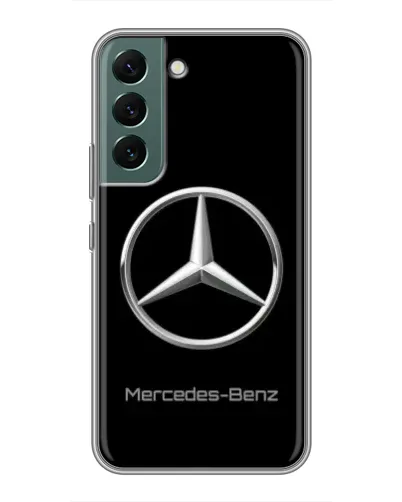 Чехол для Samsung Galaxy S22 Plus с картинкой «Mercedes Silver Logo»