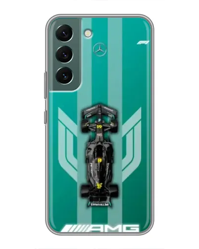 Чехол для Samsung Galaxy S22 Plus с картинкой «Mercedes AMG Petronas»