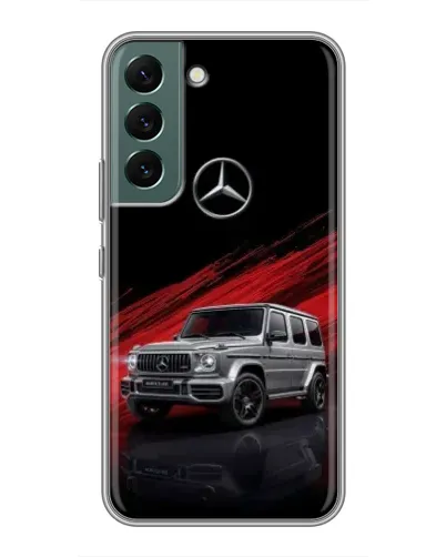 Чехол для Samsung Galaxy S22 Plus с картинкой «Mercedes G-Class красный»