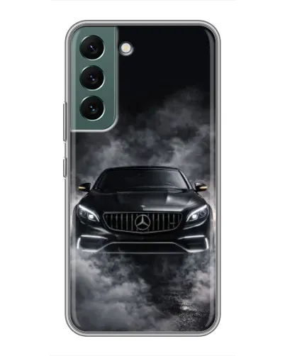 Чехол для Samsung Galaxy S22 Plus с картинкой «Mercedes в дыму»