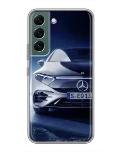 Чехол для Samsung Galaxy S22 Plus с картинкой «Mercedes EQ — будущее»