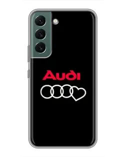 Чохол для Samsung Galaxy S22 Plus з картинкою «Логотип Audi Heart» Чохол для Samsung Galaxy S22 Plus з картинкою «Логотип Audi Heart»