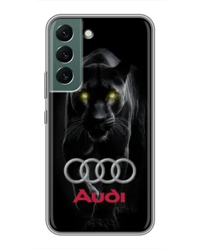 Чехол для Samsung Galaxy S22 Plus с картинкой «Пантера и Audi»