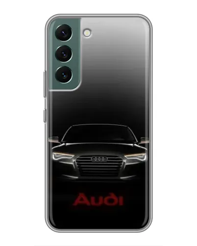Чехол для Samsung Galaxy S22 Plus с картинкой «Audi — градиентный контур»