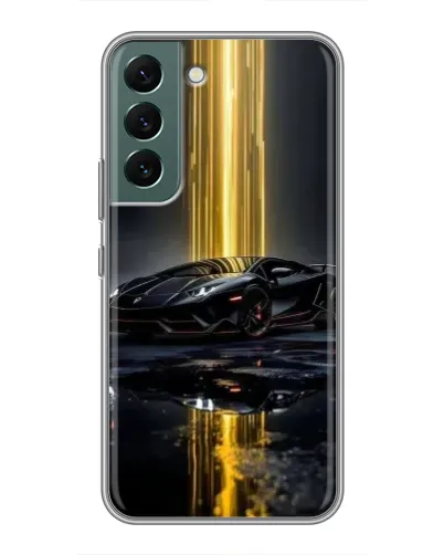 Чехол для Samsung Galaxy S22 Plus с картинкой «Ночной Lamborghini драйв» Чехол для Samsung Galaxy S22 Plus с картинкой «Ночной Lamborghini драйв»