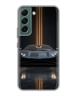 Чохол для Samsung Galaxy S22 Plus з картинкою «Lamborghini золоті лінії» Чохол для Samsung Galaxy S22 Plus з картинкою «Lamborghini золоті лінії»
