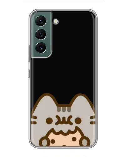Чохол для Samsung Galaxy S22 Plus з картинкою «Пушин на чорному» Чохол для Samsung Galaxy S22 Plus з картинкою «Пушин на чорному»