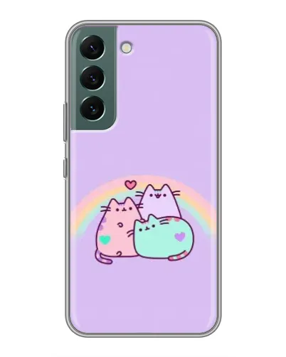 Чохол для Samsung Galaxy S22 Plus з картинкою «Веселкові Пушини» Чохол для Samsung Galaxy S22 Plus з картинкою «Веселкові Пушини»