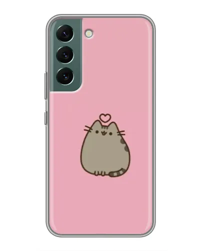 Чохол для Samsung Galaxy S22 Plus з картинкою «Pusheen серце» Чохол для Samsung Galaxy S22 Plus з картинкою «Pusheen серце»