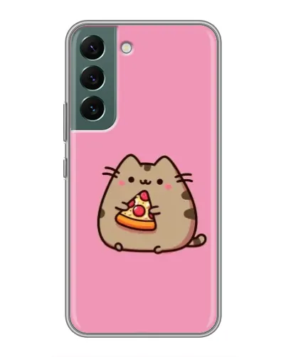 Чохол для Samsung Galaxy S22 Plus з картинкою «Пушин із піцою» Чохол для Samsung Galaxy S22 Plus з картинкою «Пушин із піцою»