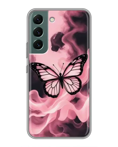 Чехол для Samsung Galaxy S22 Plus с картинкой «Бабочка в дыму»