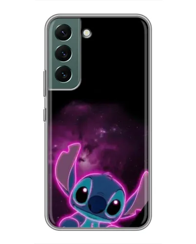 Чехол для Samsung Galaxy S22 Plus с картинкой «Неоновый Stitch» Чехол для Samsung Galaxy S22 Plus с картинкой «Неоновый Stitch»