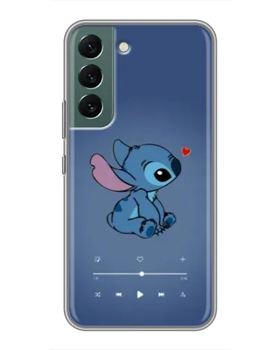 Чехол для Samsung Galaxy S22 Plus с картинкой «Музыкальный Stitch» Чехол для Samsung Galaxy S22 Plus с картинкой «Музыкальный Stitch»