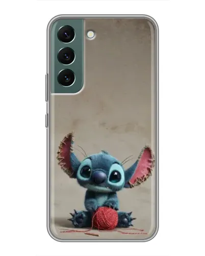 Чехол для Samsung Galaxy S22 Plus с картинкой «Стич на коричневом фоне» Чехол для Samsung Galaxy S22 Plus с картинкой «Стич на коричневом фоне»