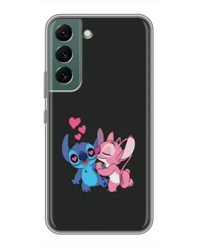 Чехол для Samsung Galaxy S22 Plus с картинкой «Анжел целует Стича» Чехол для Samsung Galaxy S22 Plus с картинкой «Анжел целует Стича»