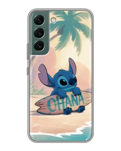 Чехол для Samsung Galaxy S22 Plus с картинкой «Стич на серфе» Чехол для Samsung Galaxy S22 Plus с картинкой «Стич на серфе»
