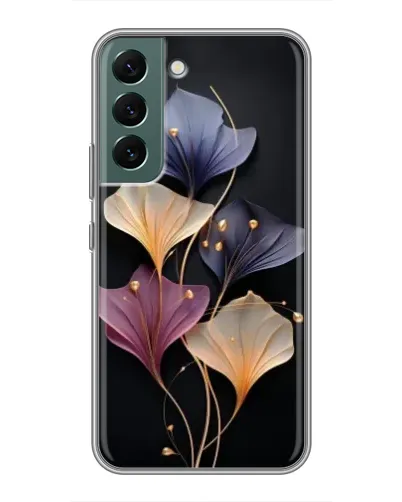 Чехол для Samsung Galaxy S22 Plus с картинкой «Лиловые цветы грации»