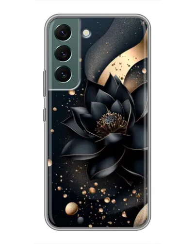 Чехол для Samsung Galaxy S22 Plus с картинкой «Черный лотос»