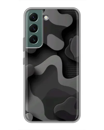 Чехол для Samsung Galaxy S22 Plus с картинкой «Темный абстрактный камуфляж» Чехол для Samsung Galaxy S22 Plus с картинкой «Темный абстрактный камуфляж»