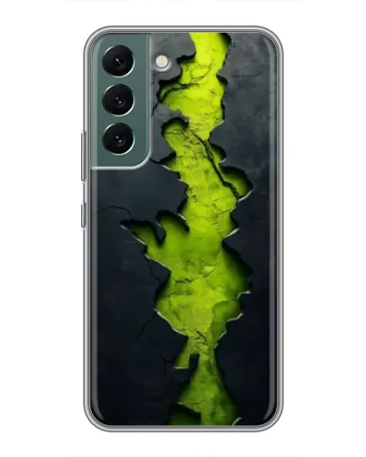 Чехол для Samsung Galaxy S22 Plus с картинкой «Салатовый разлом скалы» Чехол для Samsung Galaxy S22 Plus с картинкой «Салатовый разлом скалы»