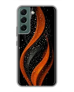 Чехол для Samsung Galaxy S22 Plus с картинкой «Огненная звездная волна»