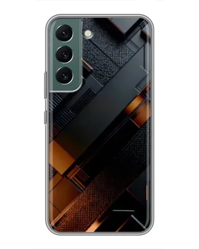 Чехол для Samsung Galaxy S22 Plus с картинкой «Черные геометрические блоки» Чехол для Samsung Galaxy S22 Plus с картинкой «Черные геометрические блоки»