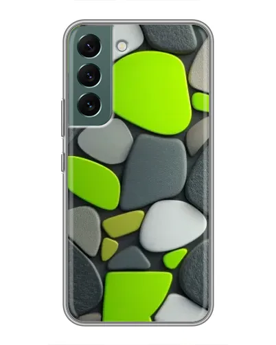 Чехол для Samsung Galaxy S22 Plus с картинкой «Яркая неоновая галька» Чехол для Samsung Galaxy S22 Plus с картинкой «Яркая неоновая галька»