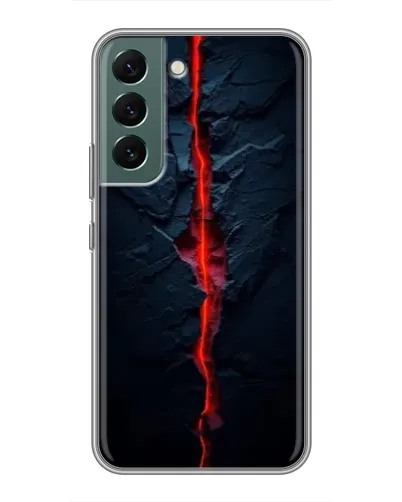 Чехол для Samsung Galaxy S22 Plus с картинкой «Kрасная лавовая трещина» Чехол для Samsung Galaxy S22 Plus с картинкой «Kрасная лавовая трещина»