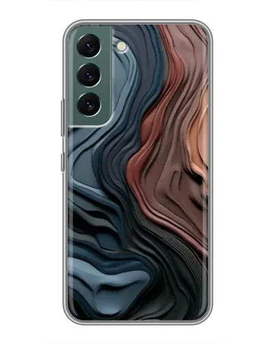 Чехол для Samsung Galaxy S22 Plus с картинкой «Цветные волны каньона» Чехол для Samsung Galaxy S22 Plus с картинкой «Цветные волны каньона»