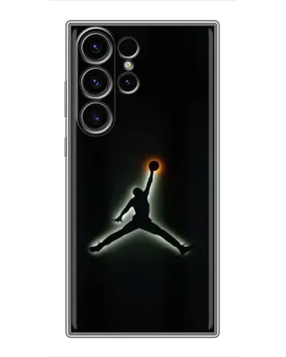 Чехол для Samsung Galaxy S22 Ultra с картинкой «Jordan Gradient Logo»