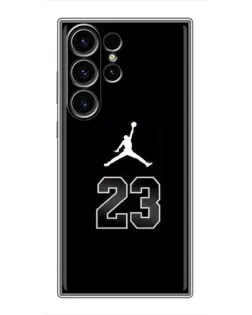 Чехол для Samsung Galaxy S22 Ultra с картинкой «Jordan Flight 23»