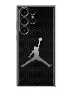 Чехол для Samsung Galaxy S22 Ultra с картинкой «Jordan Dark Carbon»