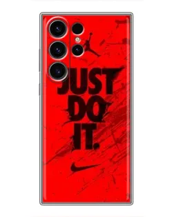 Чехол для Samsung Galaxy S22 Ultra с картинкой «Nike Just Do It»