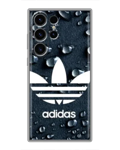 Чехол для Samsung Galaxy S22 Ultra с картинкой «Adidas Trefoil Blue» Чехол для Samsung Galaxy S22 Ultra с картинкой «Adidas Trefoil Blue»