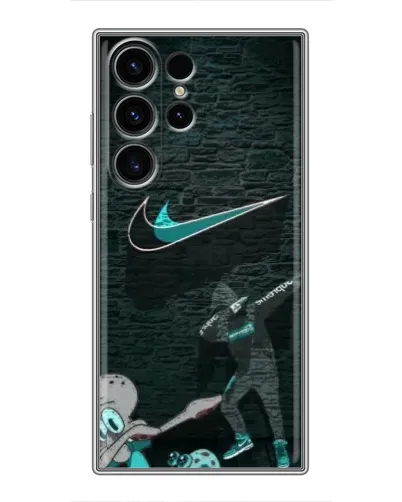 Чехол для Samsung Galaxy S22 Ultra с картинкой «Спортивный арт Nike»