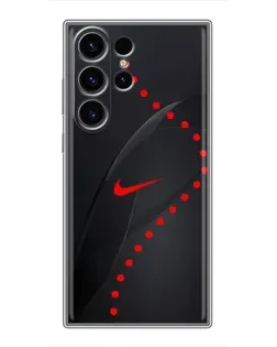 Чохол для Samsung Galaxy S22 Ultra з картинкою «Абстрактний дизайн Nike»
