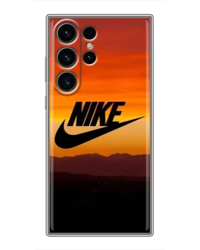 Чехол для Samsung Galaxy S22 Ultra с картинкой «Nike — вечерний горизонт»