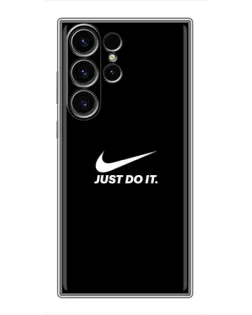 Чохол для Samsung Galaxy S22 Ultra з картинкою «Мінімалізм від Nike»