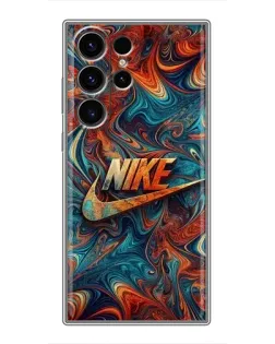 Чохол для Samsung Galaxy S22 Ultra з картинкою «Nike в абстракції»