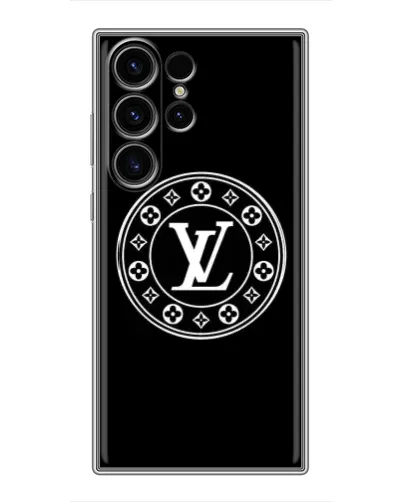 Чехол для Samsung Galaxy S22 Ultra с картинкой «LV — печать стиля»