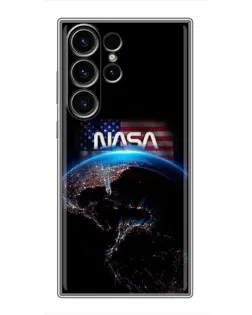 Чехол для Samsung Galaxy S22 Ultra с картинкой «Земля из космоса NASA»