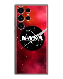 Чехол для Samsung Galaxy S22 Ultra с картинкой «NASA — красная туманность»