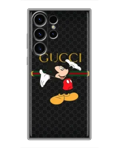 Чехол для Samsung Galaxy S22 Ultra с картинкой «Микки Маус Gucci»