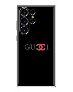 Чехол для Samsung Galaxy S22 Ultra с картинкой «Gucci — красный градиент»