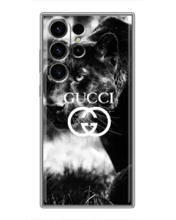 Чехол для Samsung Galaxy S22 Ultra с картинкой «Gucci — дикая природа»