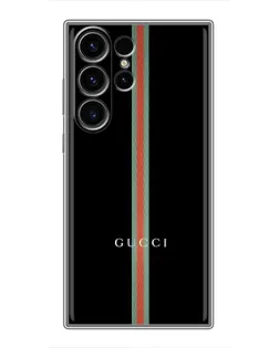Чехол для Samsung Galaxy S22 Ultra с картинкой «Gucci — строгая линия»