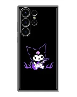Чехол для Samsung Galaxy S22 Ultra с картинкой «Электрическая Kuromi» Чехол для Samsung Galaxy S22 Ultra с картинкой «Электрическая Kuromi»