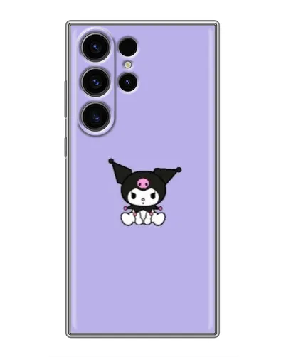 Чехол для Samsung Galaxy S22 Ultra с картинкой «Kuromi — фиолетовый минимализм» Чехол для Samsung Galaxy S22 Ultra с картинкой «Kuromi — фиолетовый минимализм»