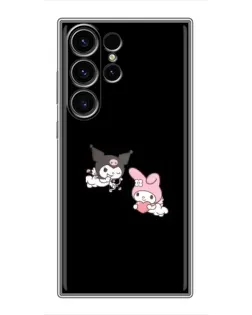 Чехол для Samsung Galaxy S22 Ultra с картинкой «My Melody и Kuromi» Чехол для Samsung Galaxy S22 Ultra с картинкой «My Melody и Kuromi»